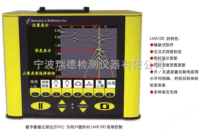 LMX100管线探地雷达 智能检测雷达LMX100 中国代理商 加拿大* 资料 价格