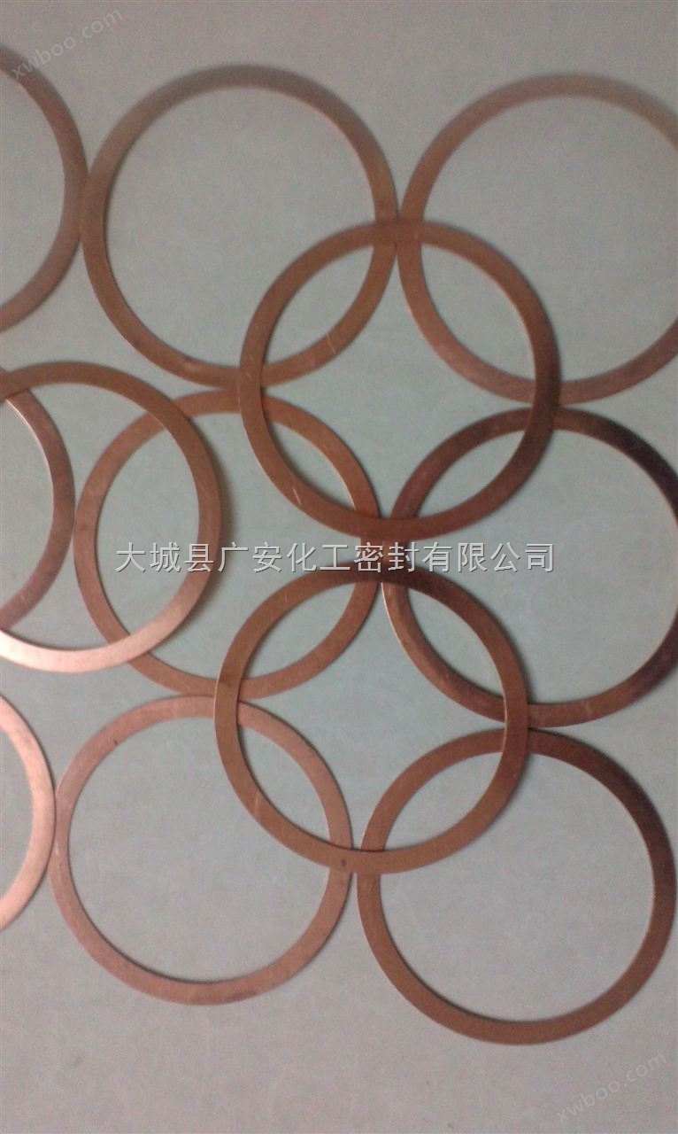 专业生产紫铜垫片、退火铜垫片、纯铜垫