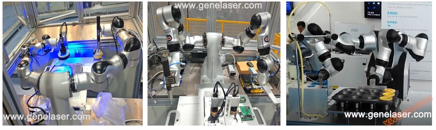 苏州智殷自动化7轴双臂协作式机器人应用场景实图协作机械臂-协作机械手-7轴柔性机械手