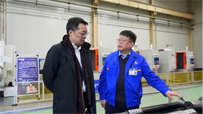 上海交大智邦董事长凌卫国到访宝鸡机床集团